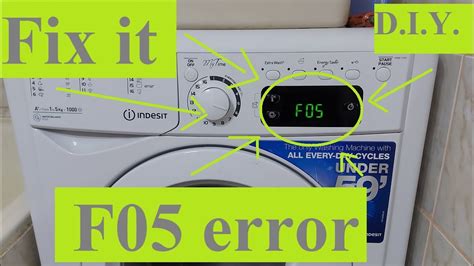 hotpoint dishwasher f05 error code.